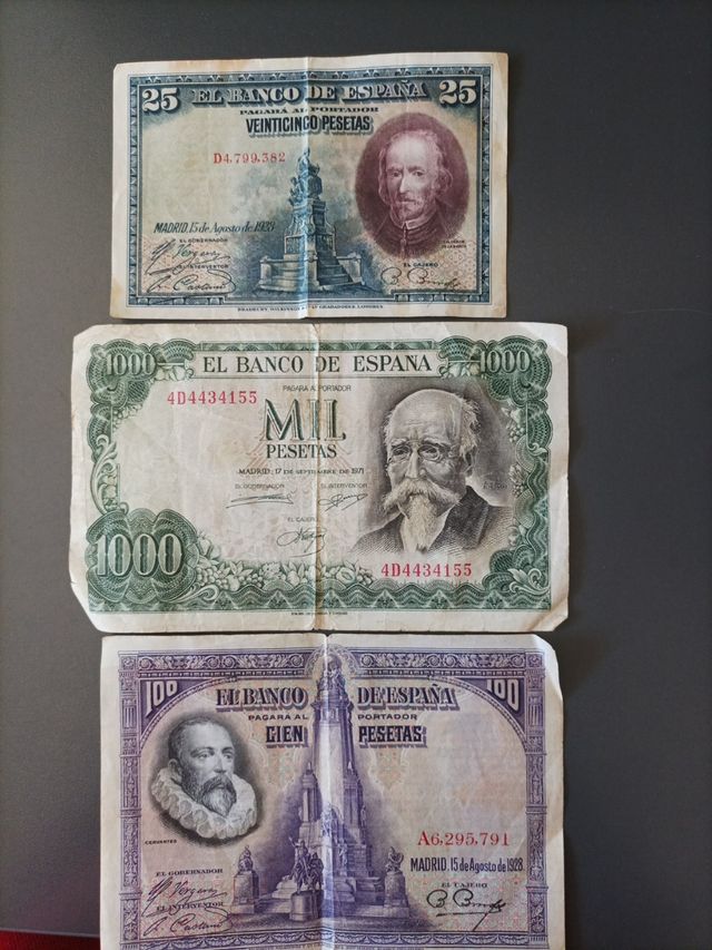 pesetas antiguas billetes