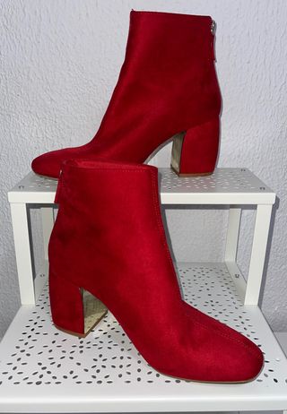 Ecoblogger Cristina Carrillo - Mango Botas Rojas, Stradivarius Vestido -  Marinero | LOOKBOOK
