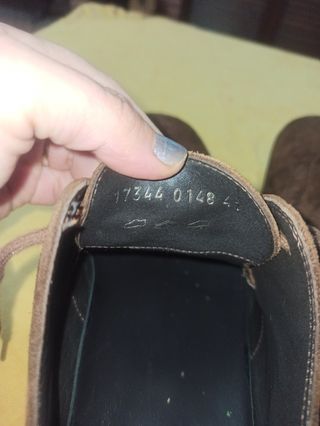 Zapatos hombre talla 41 equivale a 42 tela de ante de segunda mano por 50  EUR en Mijas en WALLAPOP