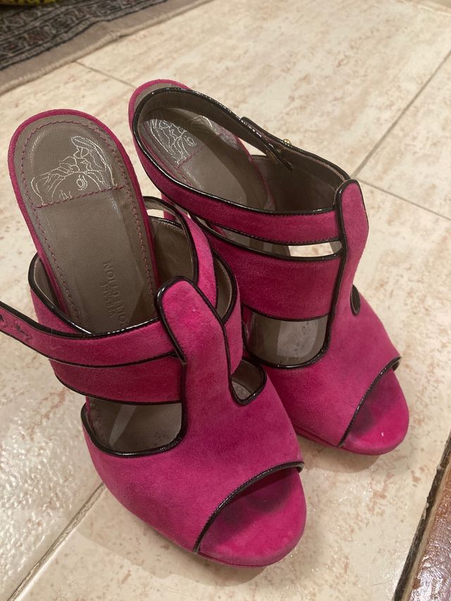 Sandalias de tacón Versace