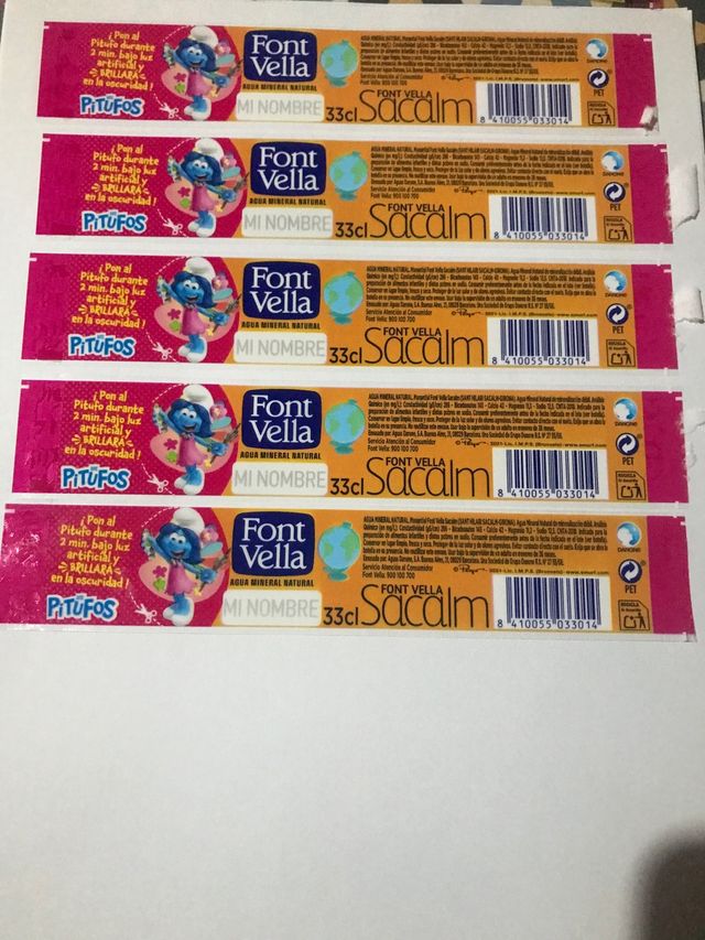 Pegatinas libro Font Vella