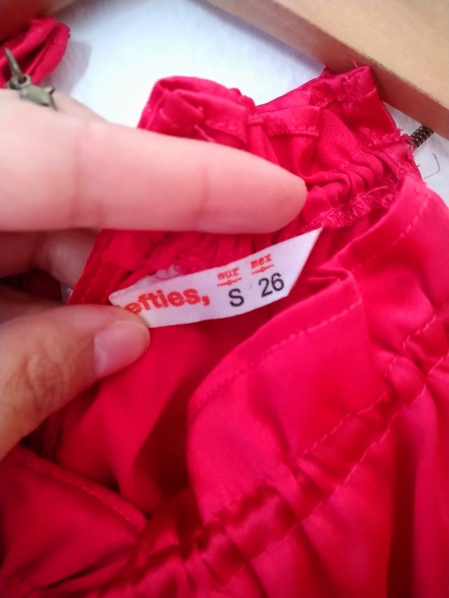 conjunto fiesta falda-blusa Cortefiel/Lefties