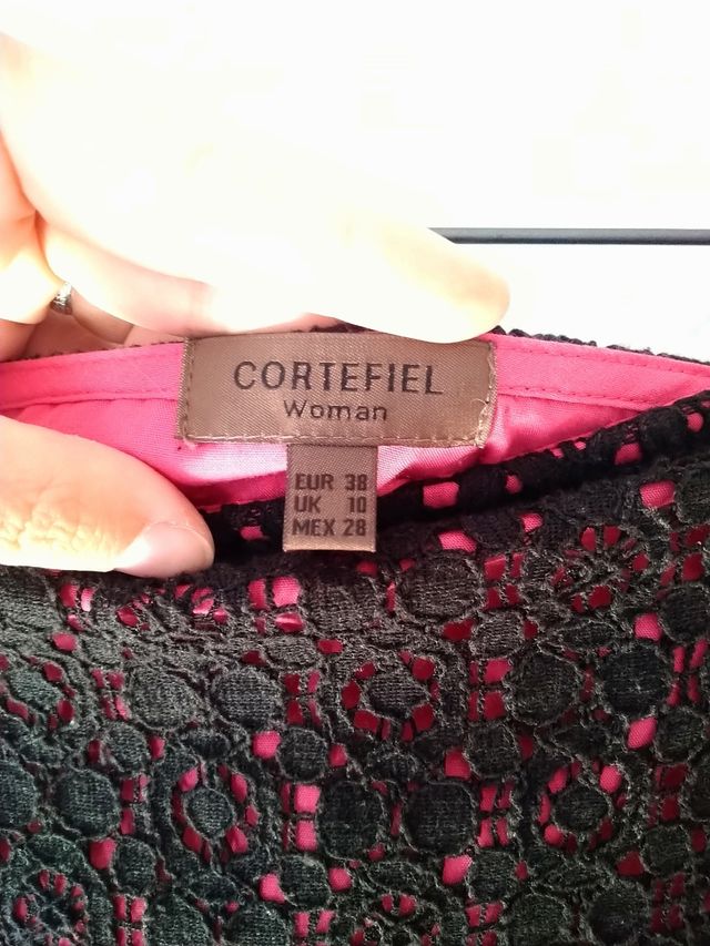 conjunto fiesta falda-blusa Cortefiel/Lefties