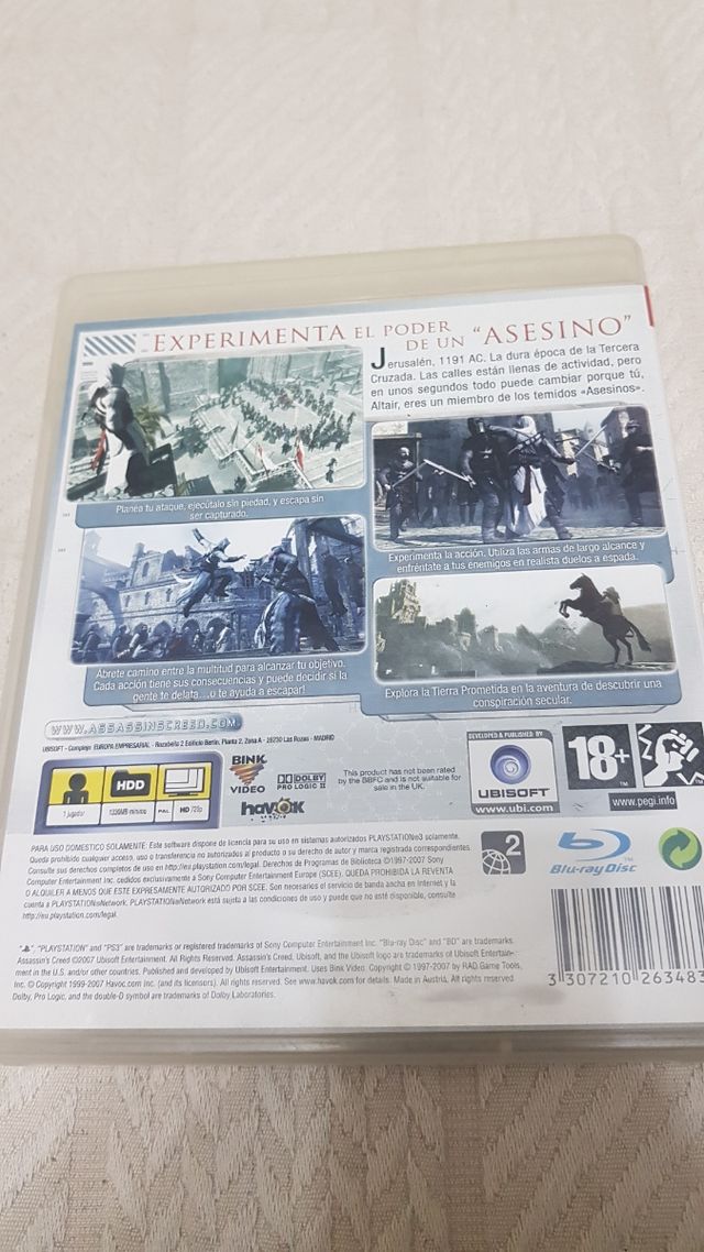 Juego PS3 Assasins Creed