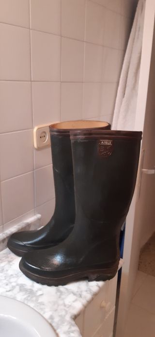Botas de agua Aigle de segunda mano en WALLAPOP