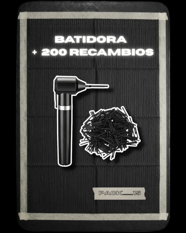 Batidora de pigmentos de tatuaje + 200 recambios