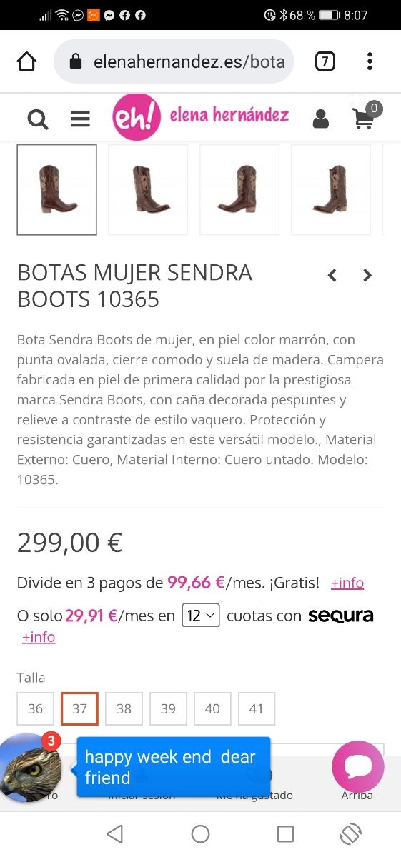 botas de Sendra