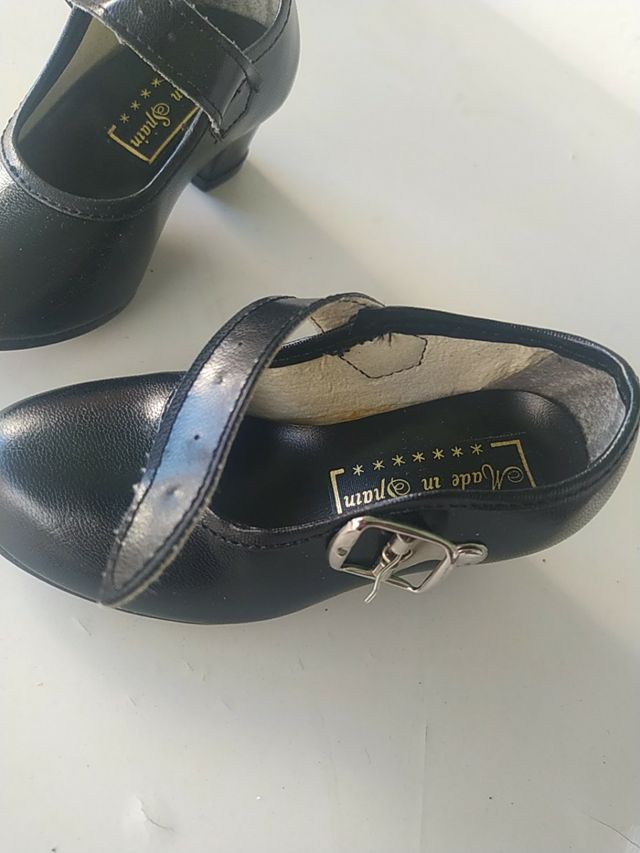 zapatos flamenco o gitana niña tacon num24