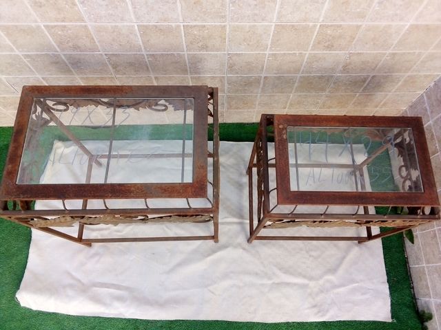 mesas de forja antiguas