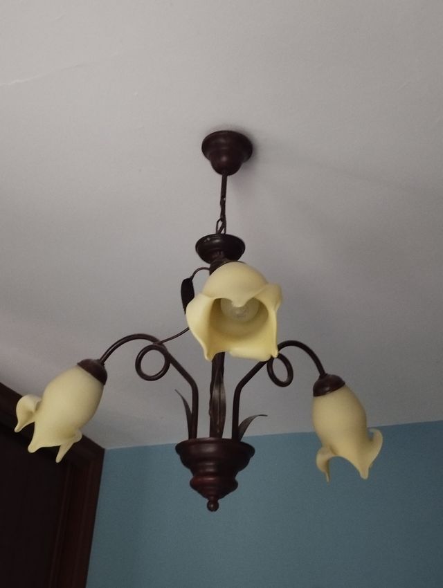 lampara de mesa y de techo