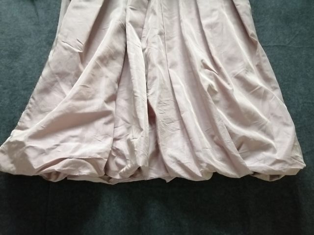 Vestido de Zara palabra de honor en tafetán T-S.