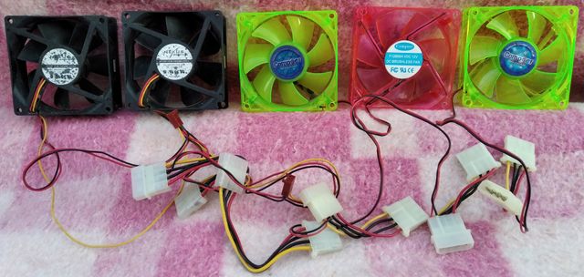 6 VENTILADORES PARA TORRE DE PC