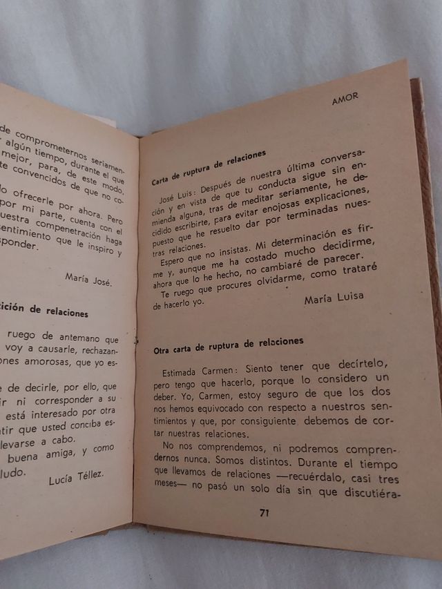 Libro Antiguo nuevos modelos de Cartas