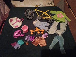 juegos de barbie en bicicleta y patines