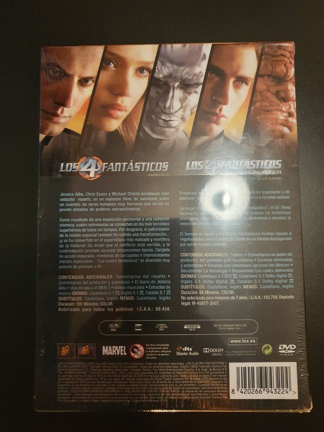 Pack de los 4 fantásticos 1 y 2