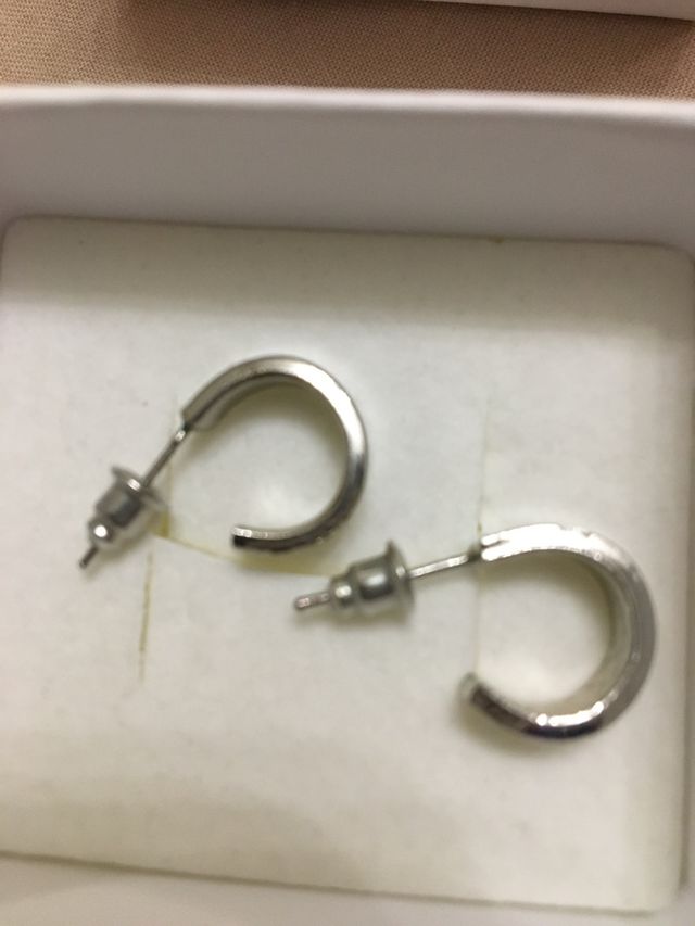 Pendientes aro en color plata