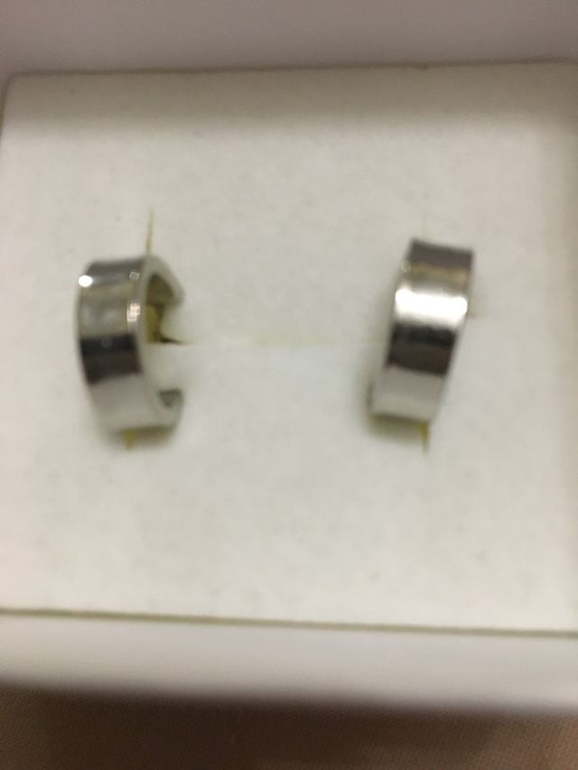 Pendientes aro en color plata