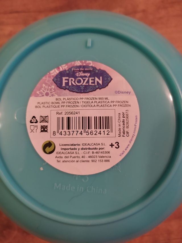 Vajilla Frozen Cumpleaños