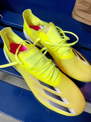 BOTAS DE FUTBOL X GHOSTED .1 FG Talla 46 de segunda mano por 95 EUR en  Barcelona en WALLAPOP