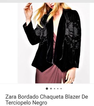 Chaqueta terciopelo negro - Vinted