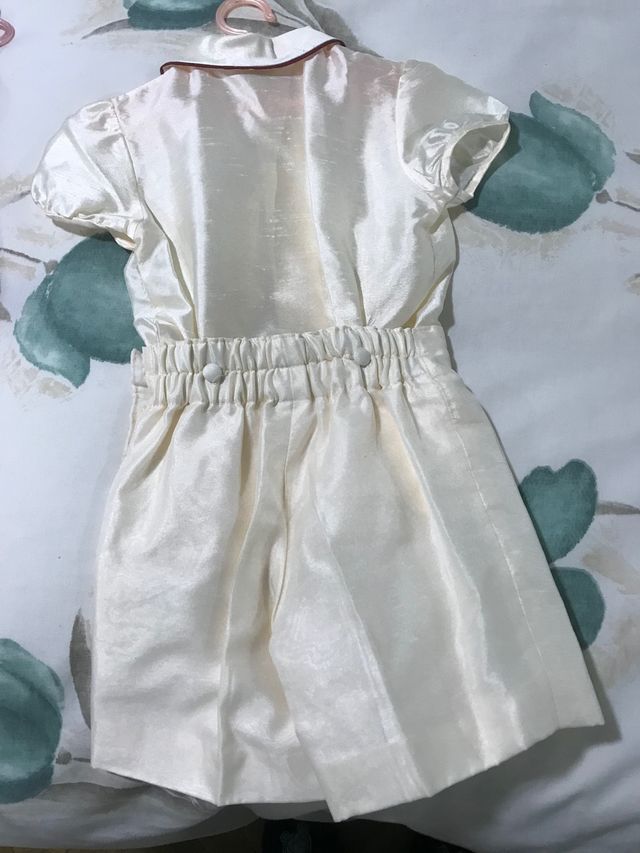 Traje niño, pantalón corto y camisa