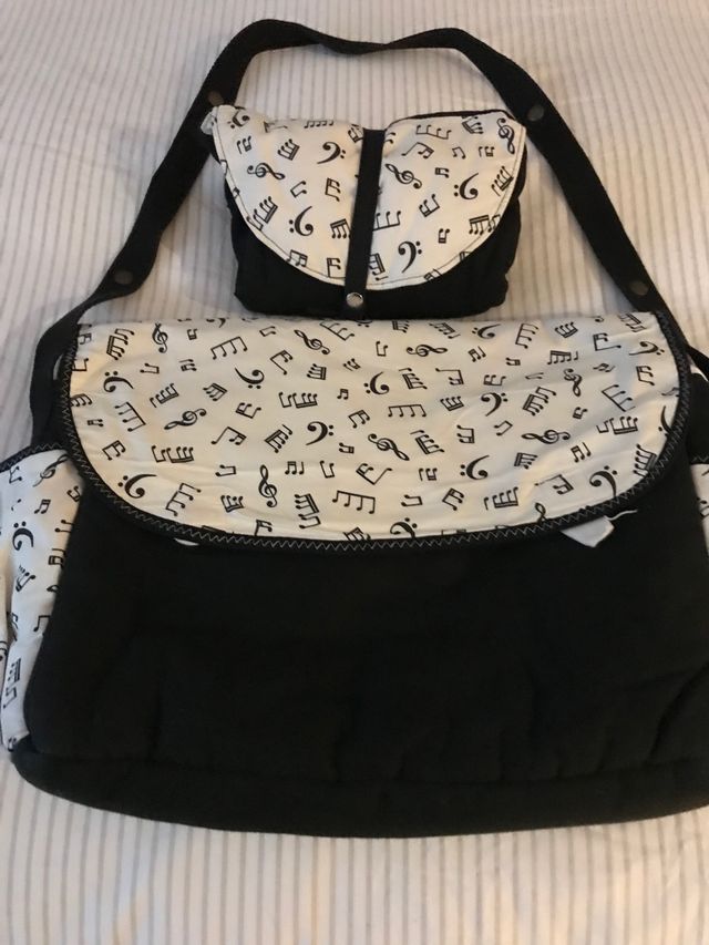Bolsa porta pañales bebe + cambiador