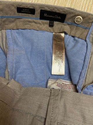 Pantalones Massimo Dutti hombre de segunda mano por 15 EUR en Talavera de  la Reina en WALLAPOP