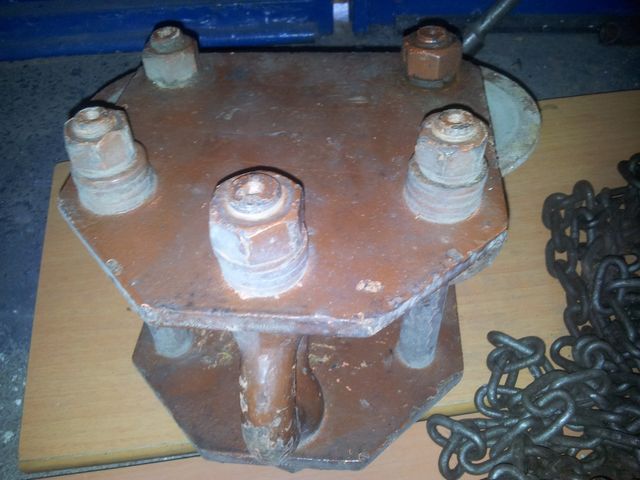 Elevador para levantar motores   y guia para viga