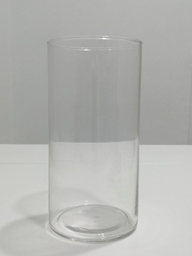 Jarrón recipiente de cristal