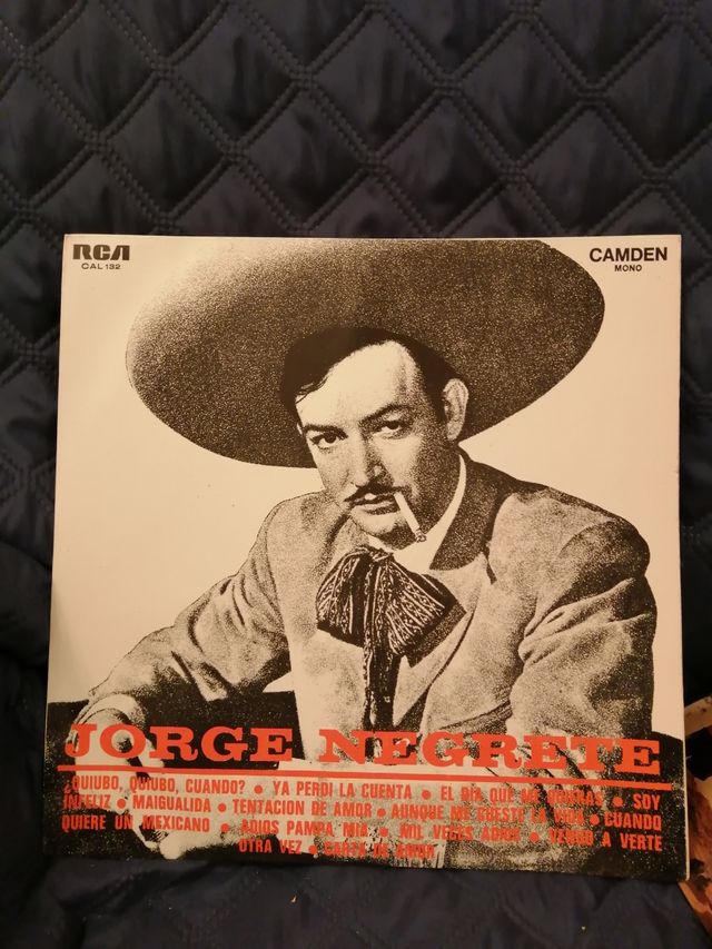 Disco Vinilo Jorge Negrete
