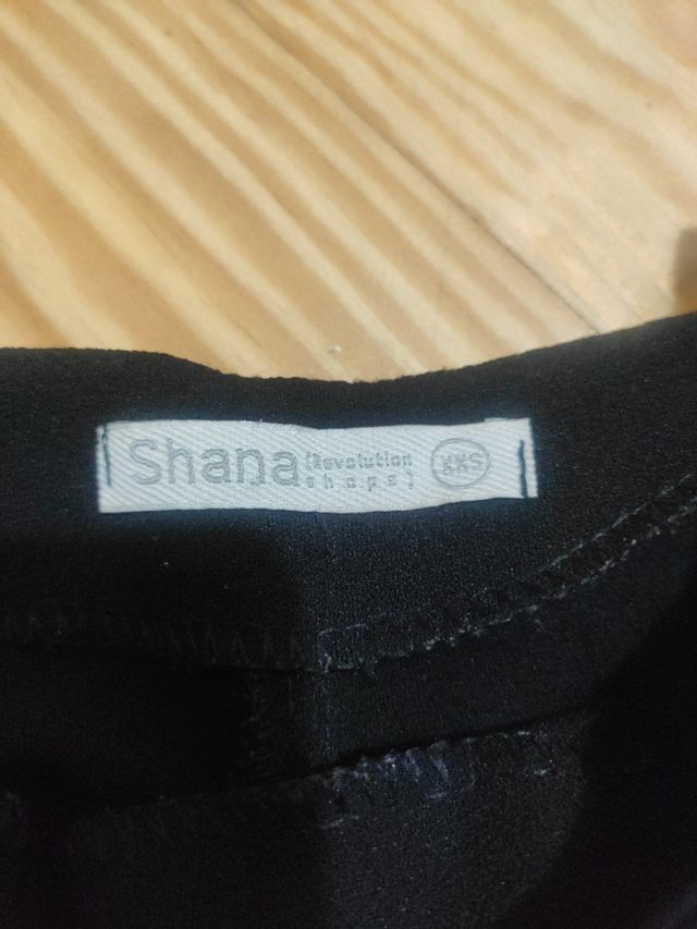 falda pantalon negro