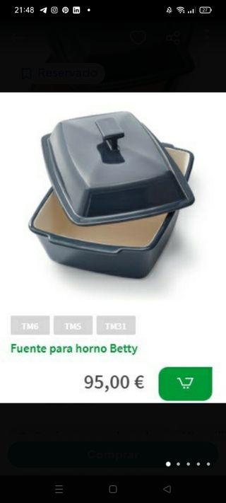 Fuente Thermomix Betty a estrenar de segunda mano por 49 EUR en San  Fernando en WALLAPOP