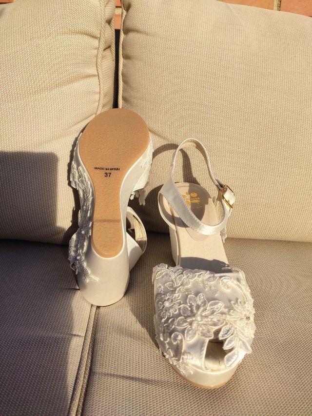 Sandalias de Carmenchu para Novias, ¡NUEVAS!