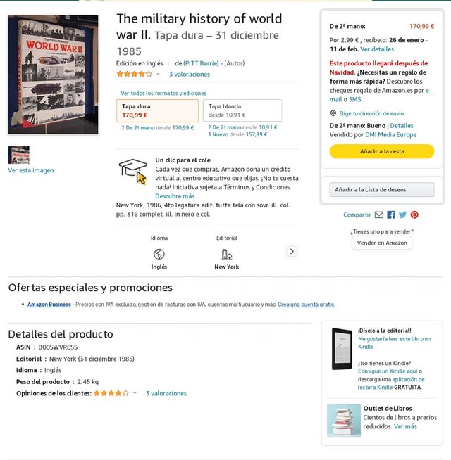 The military history of the world War II, B. Pitt