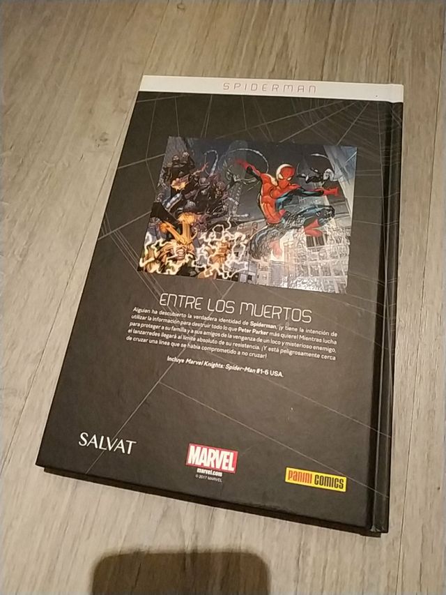 Comic Spiderman Entre los muertos