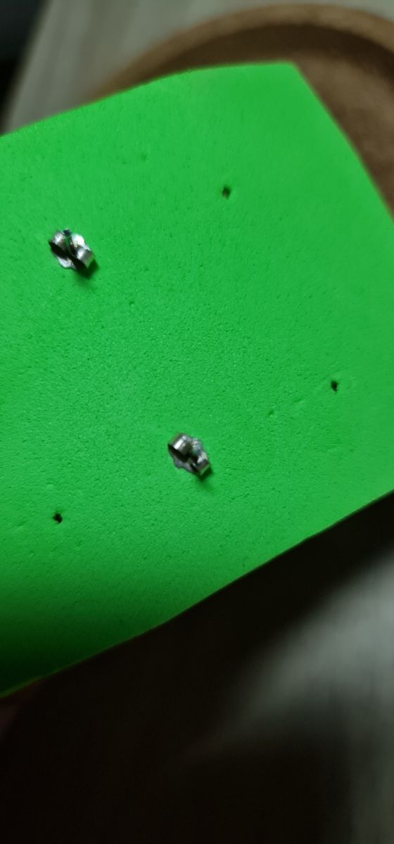 Pendietes rosa plata