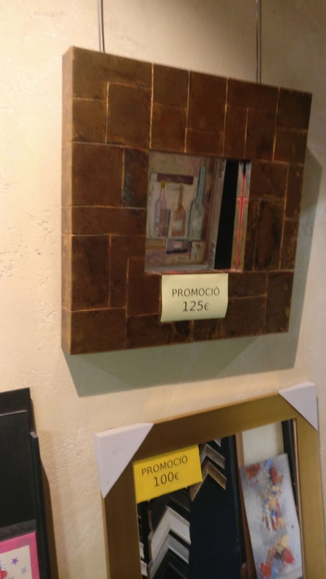 Espelho de muito boa qualidade/mirall.