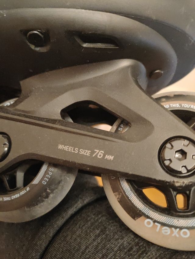 Patines en linea Oxelo fit100 76mm