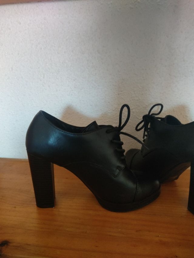 ZAPATOS De Tacon (piel)(9cm)