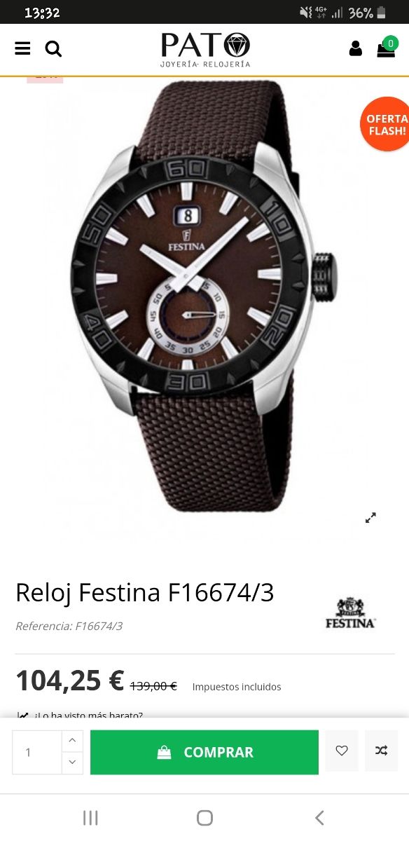 reloj festina
