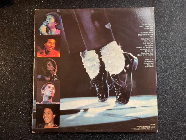 The Jacksons – Live  ALBUM VINILO,SOLO DISCO 2