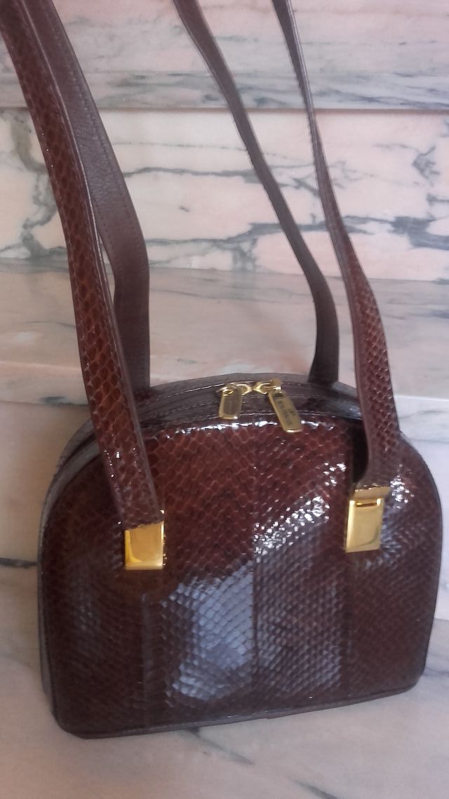 Bolso piel de serpiente