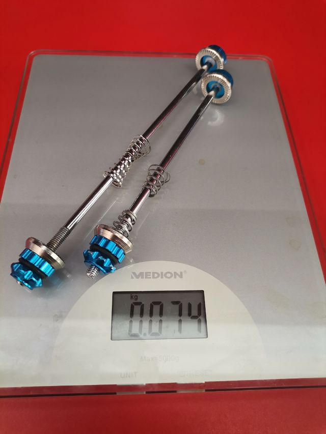 Cierres de rueda, muy ligeros