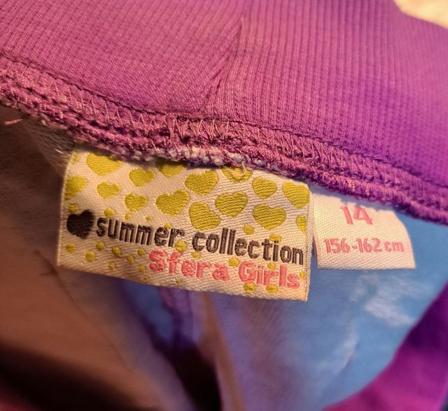 Pantalón corto con estampado talla 14.