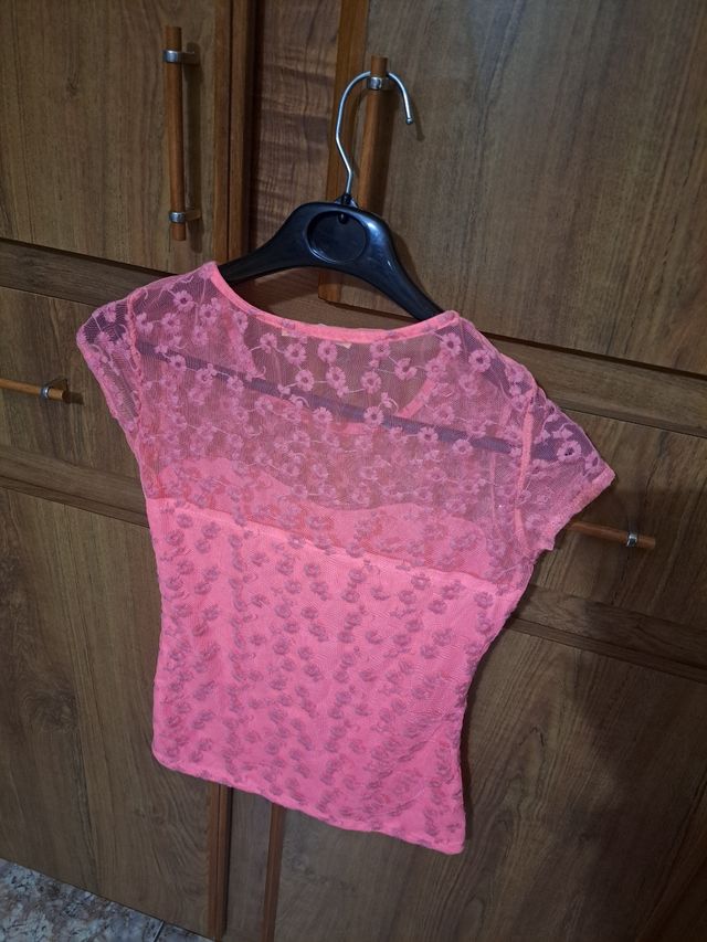 👚Camiseta de encaje floral talla S