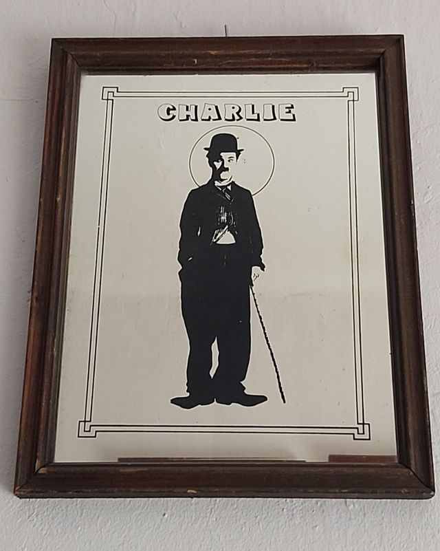 Lote de 4 cuadros con espejo publicidad