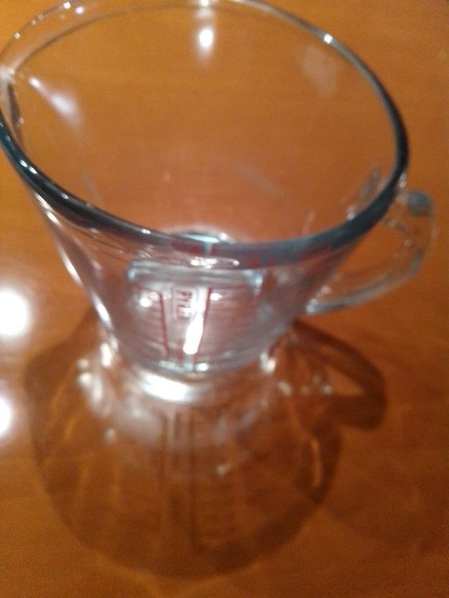 jarra medidor de líquidos de pyrex