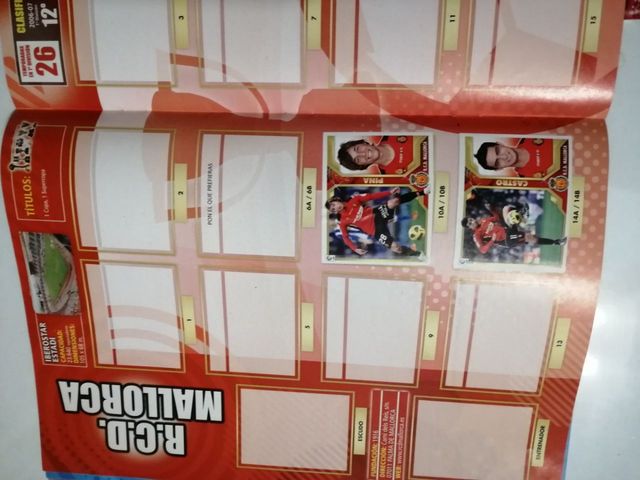 Álbumes de fútbol. 2012-13,2011-12 y 2017-18