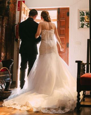 Vestido novia de segunda mano por 100 EUR en Paracuellos de Jarama en  WALLAPOP