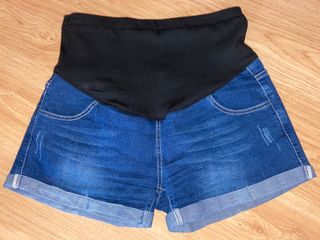 Short vaquero premamá \\/ embarazada de segunda mano por 5 EUR en Logroño en  WALLAPOP